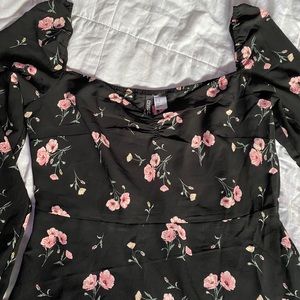 ditsy floral mini dress